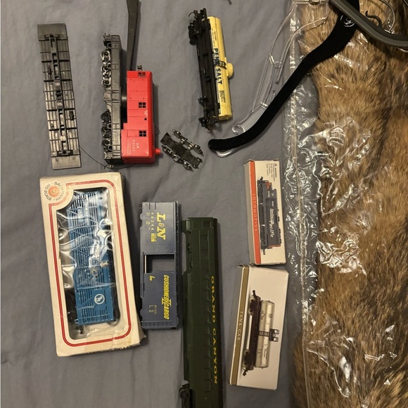 Bachmann Ho Scale Train Set Vintage Penn Salt, Locomotive, Tank Car, Wood Stock - Picture 2 of 15